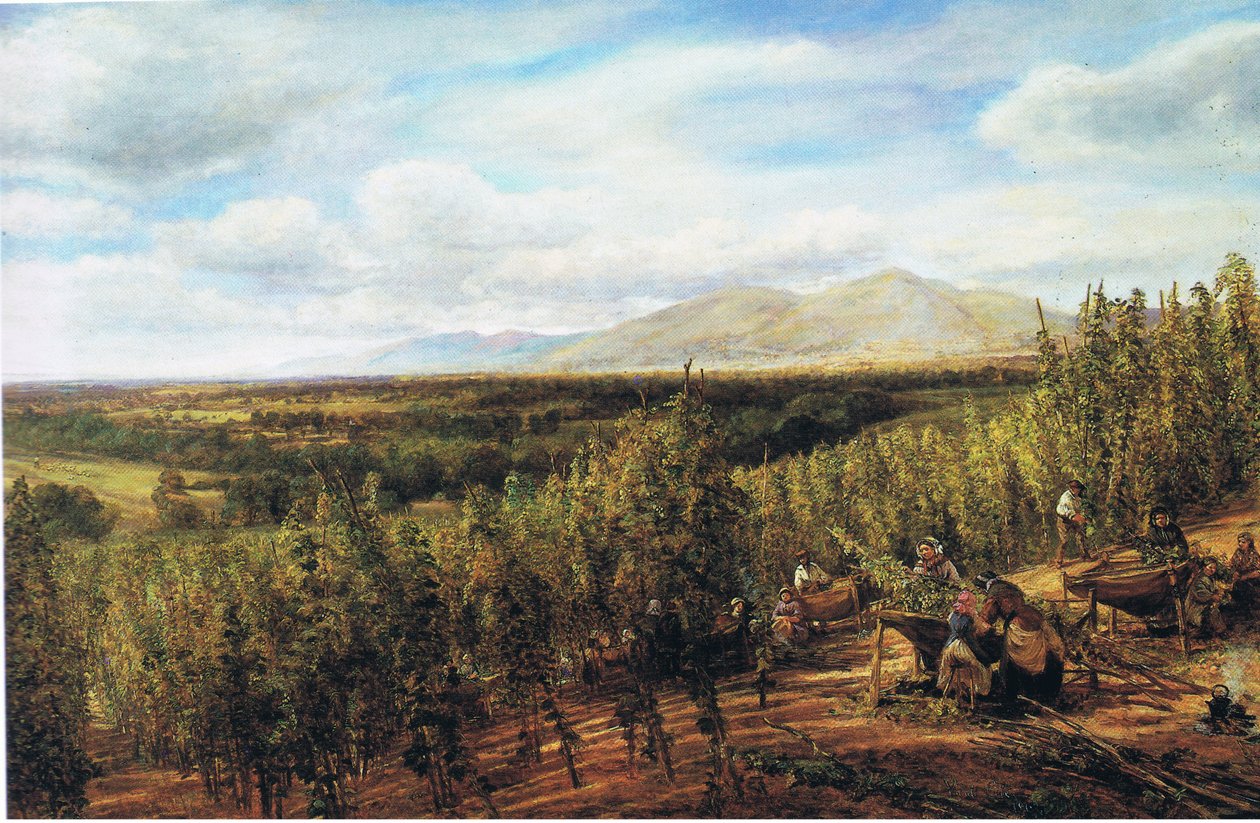Los jardines de lúpulo de George Vicat Cole