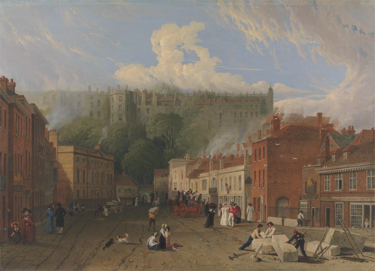 Vista de Thames Street, Windsor de George Vincent