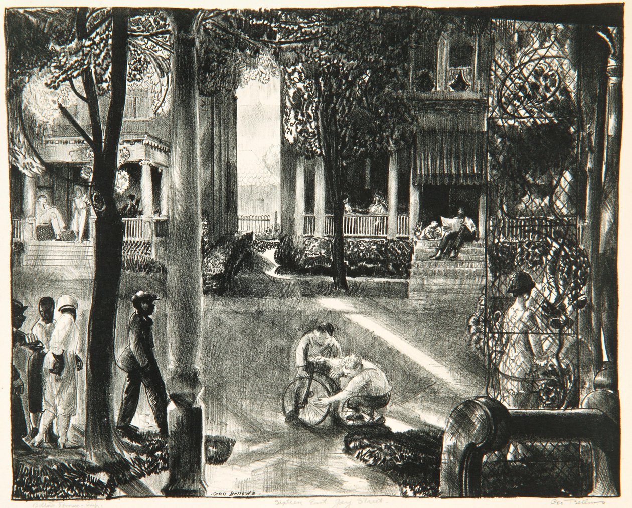 Dieciséis East Gay Street, 1923-24 de George Wesley Bellows