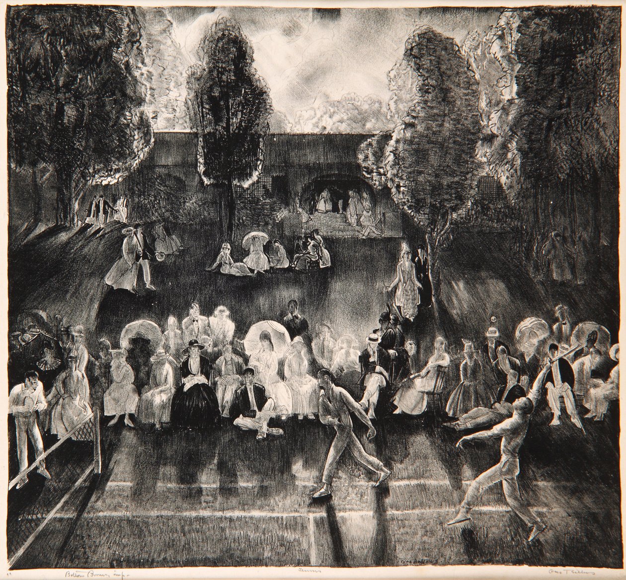 Tenis, 1920 de George Wesley Bellows