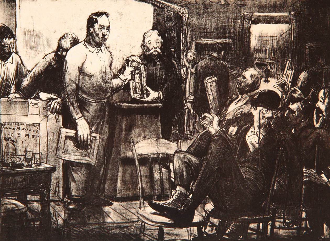 El jurado de George Wesley Bellows
