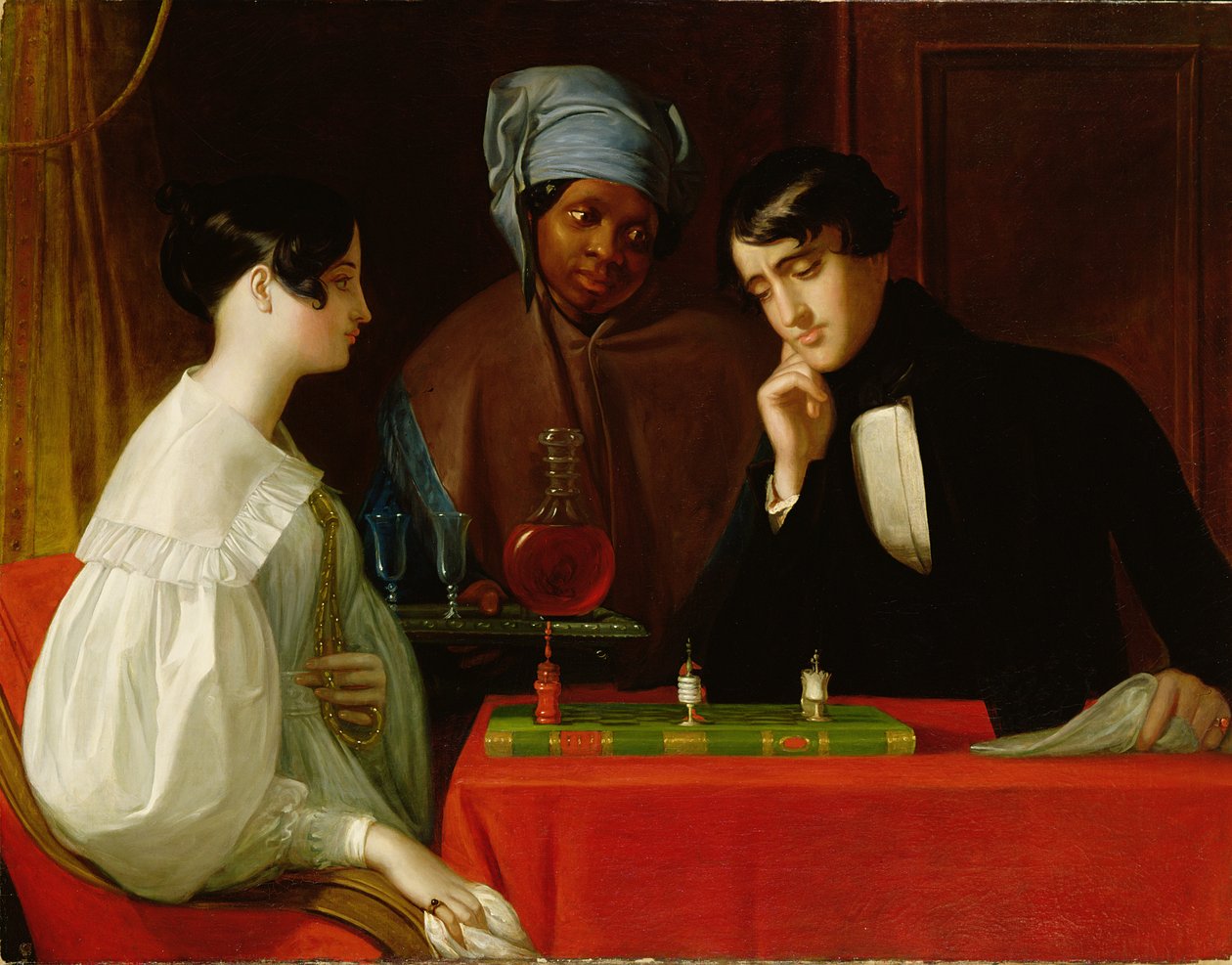 Los Jugadores de Ajedrez, c.1836 de George Whiting Flagg