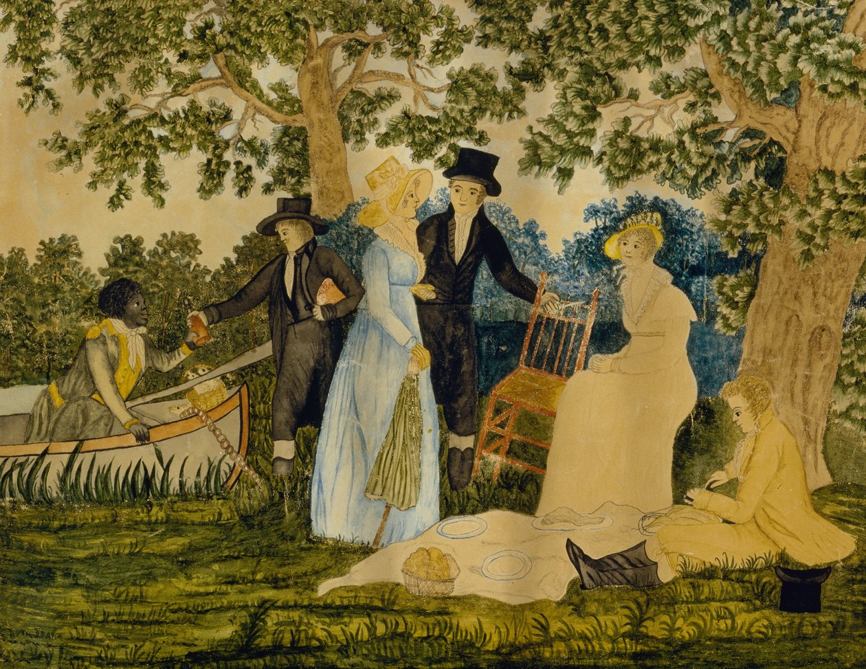 Fiesta de pesca, c. 1815 de George after Morland