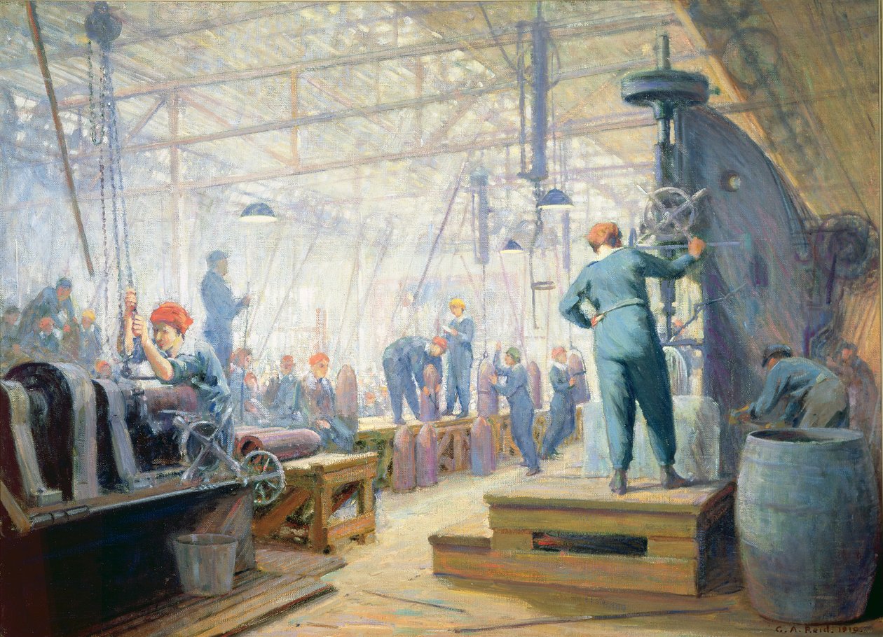 Mujeres operadoras de George Agnew Reid