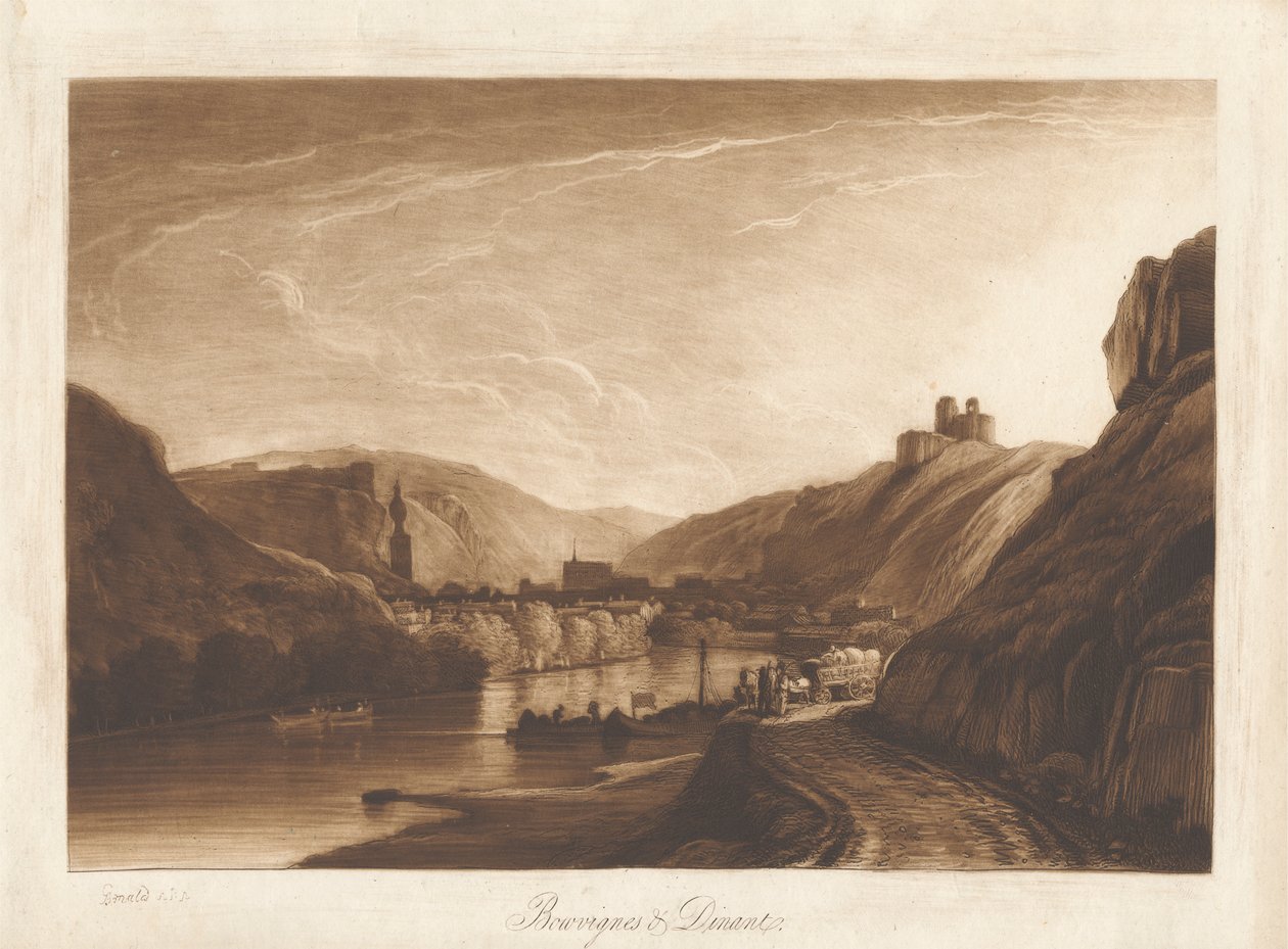 Bouvignes y Dinant de George Arnald