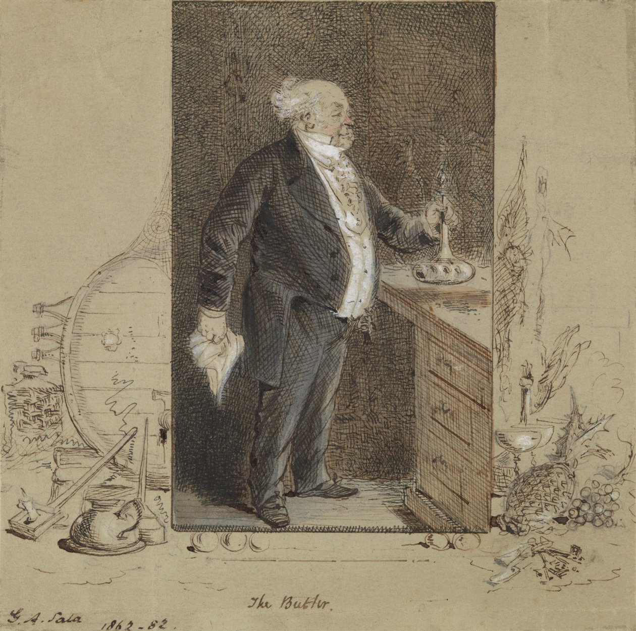 El mayordomo de George Augustus Sala