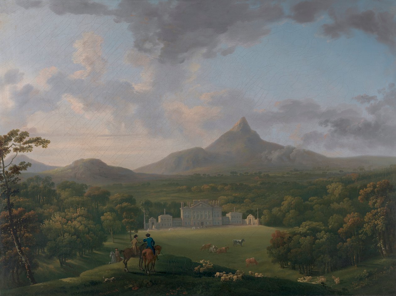 Powerscourt, Condado de Wicklow, Irlanda de George Barret