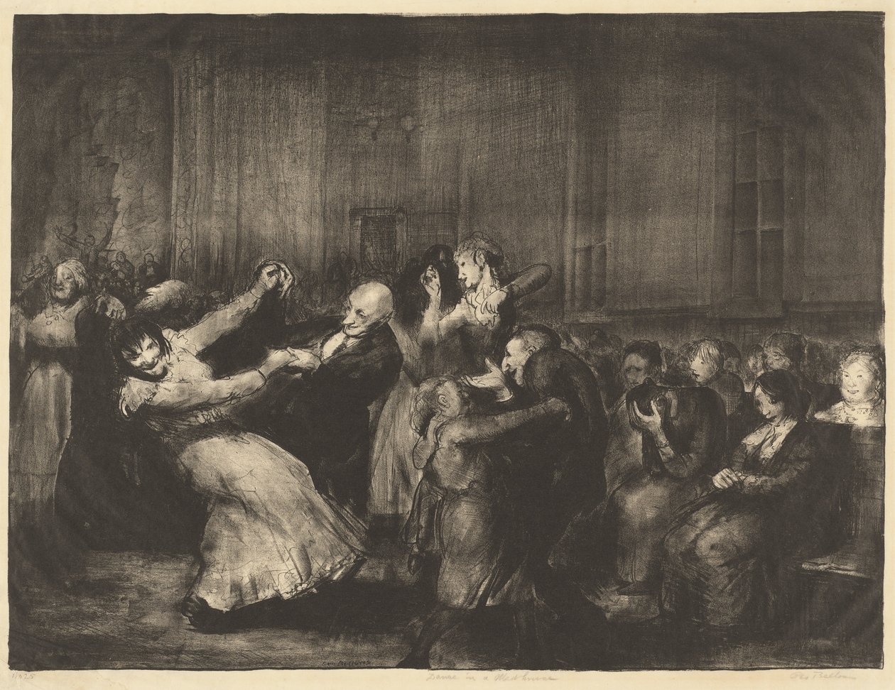 Baile en un manicomio de George Bellows