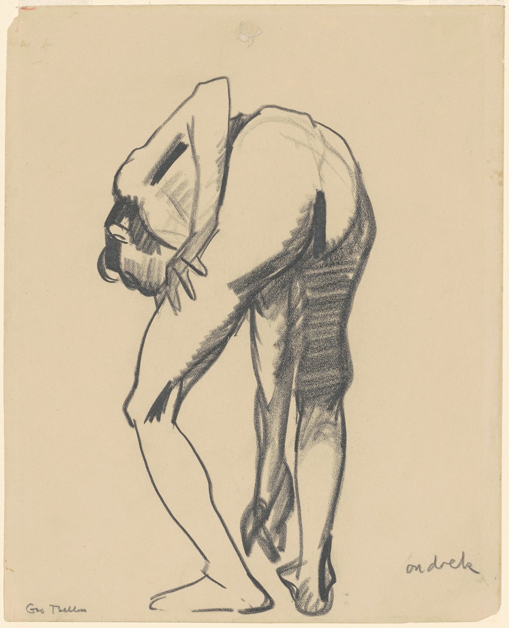 Estudio para "Riverfront No. 1" de George Bellows