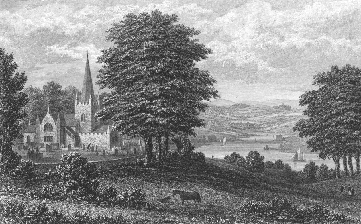 Iglesia de Whippingham, Isla de Wight de George Brannon