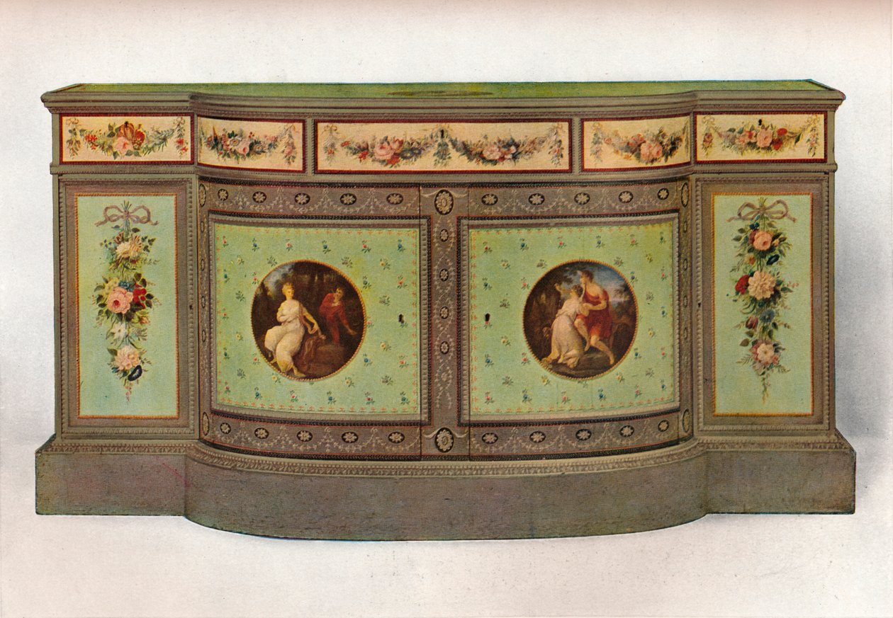 Secretaire commode, c. 1785 de George Brookshaw