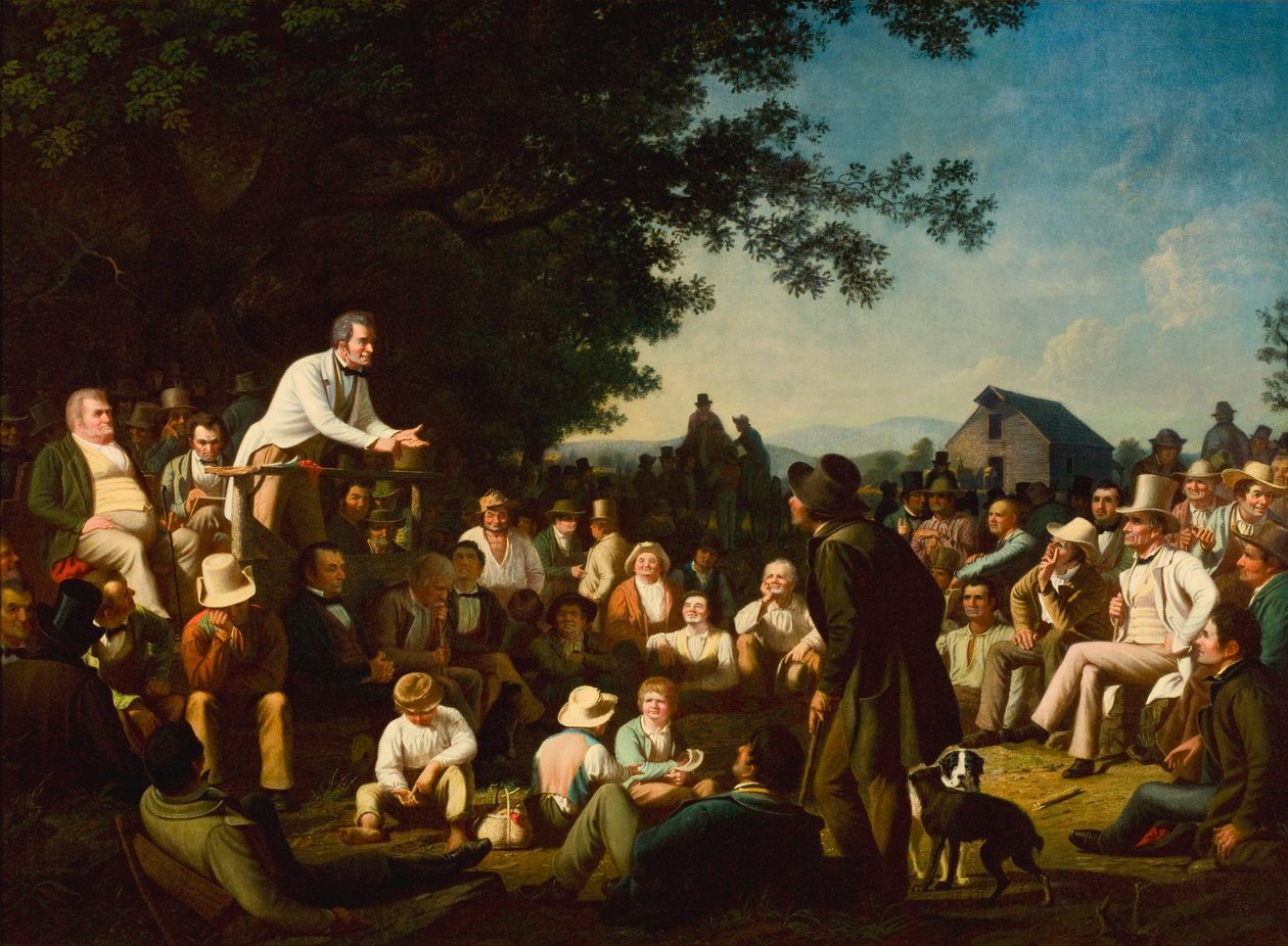 tocón hablando de George Caleb Bingham