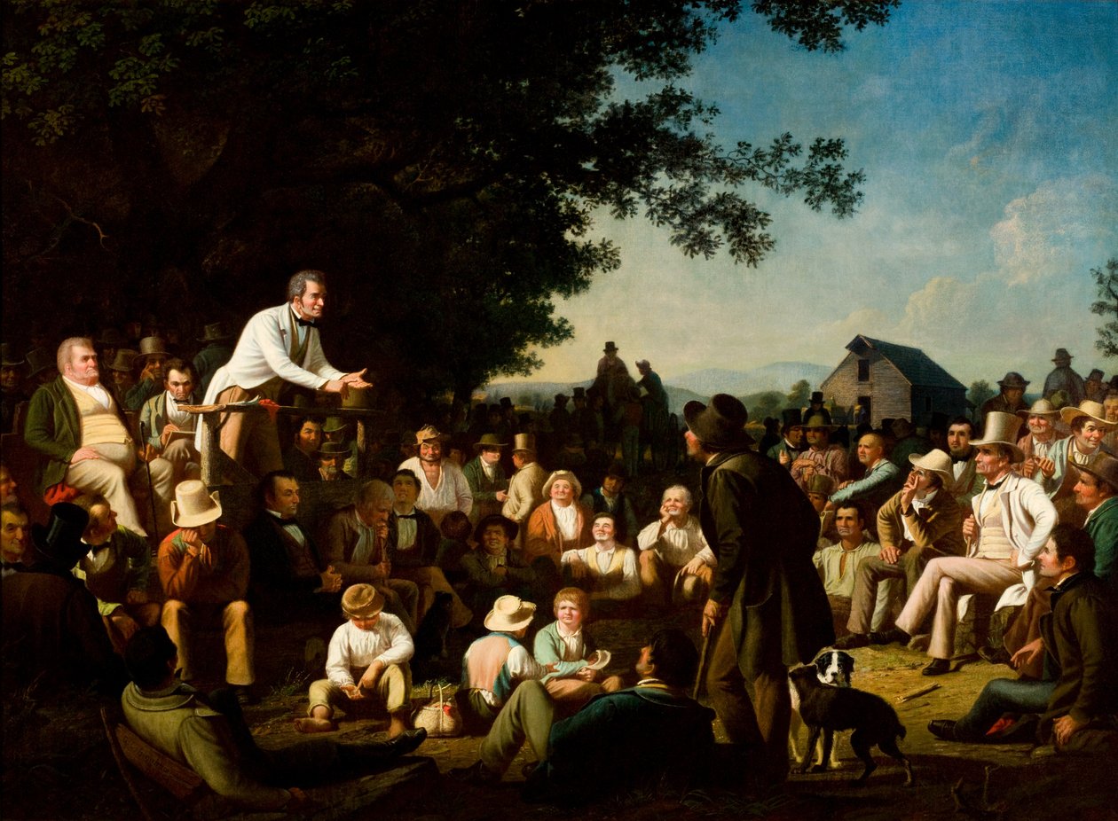 Habla Stump de George Caleb Bingham