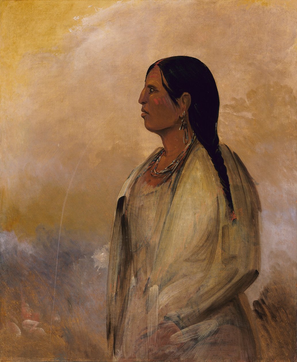 Una mujer choctaw de George Catlin