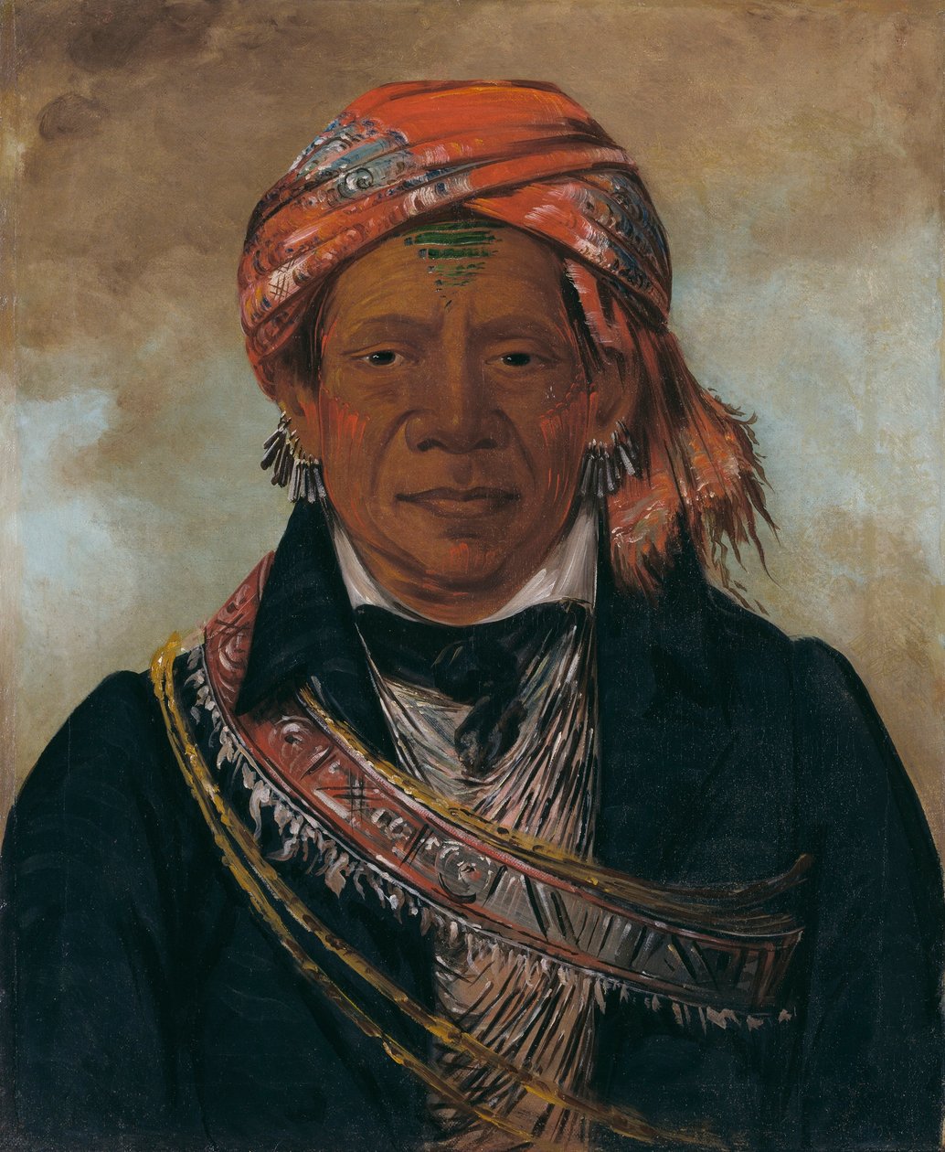 Bód-a-sin, Jefe de la Tribu de George Catlin
