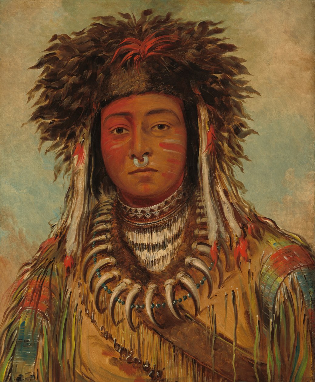 Jefe Niño - Ojibbeway de George Catlin
