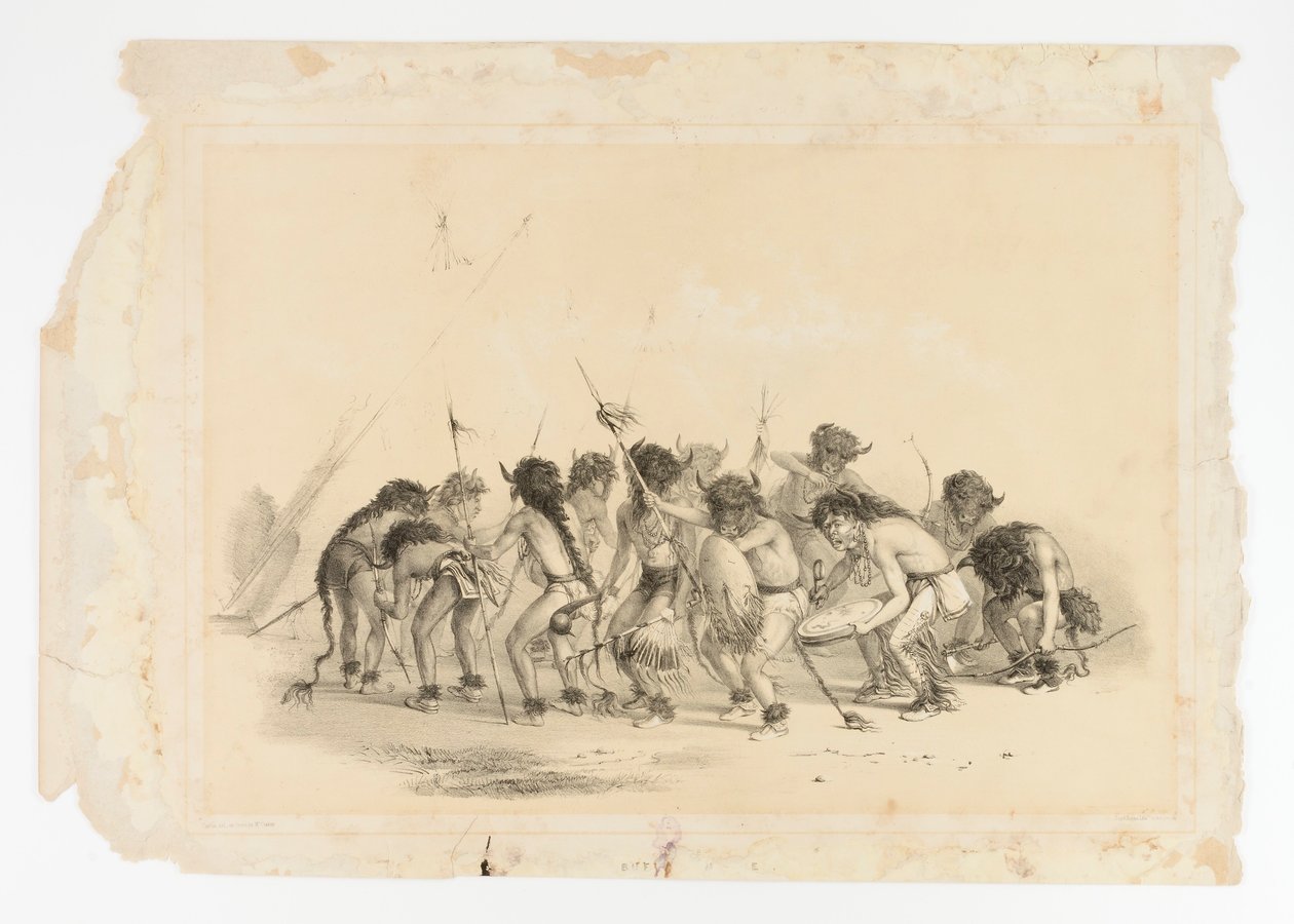Baile del Búfalo nº 8 de George Catlin