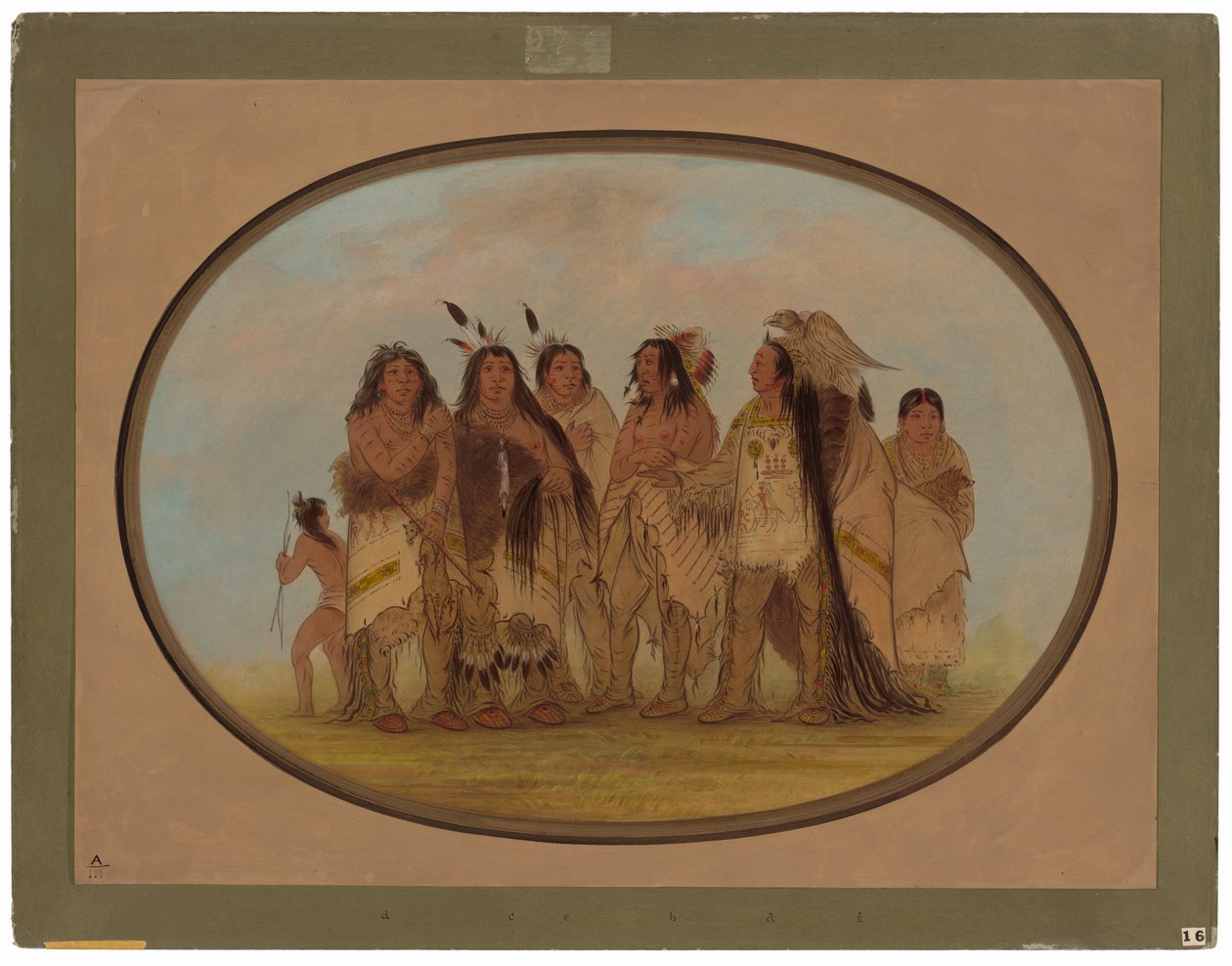 Indios Crow Distinguidos de George Catlin