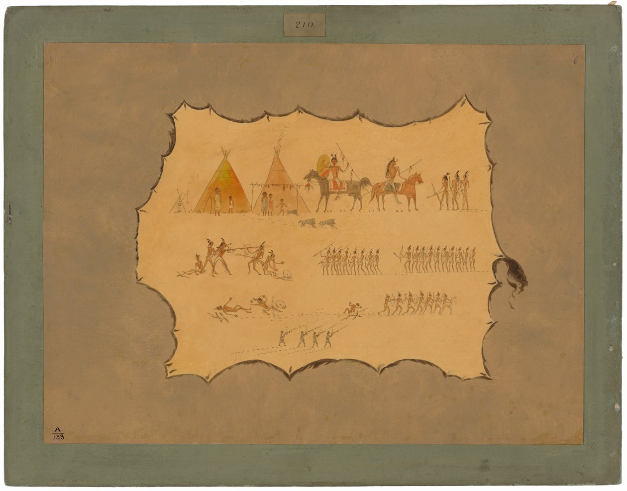 Facsímil de una Túnica Cheyenne de George Catlin
