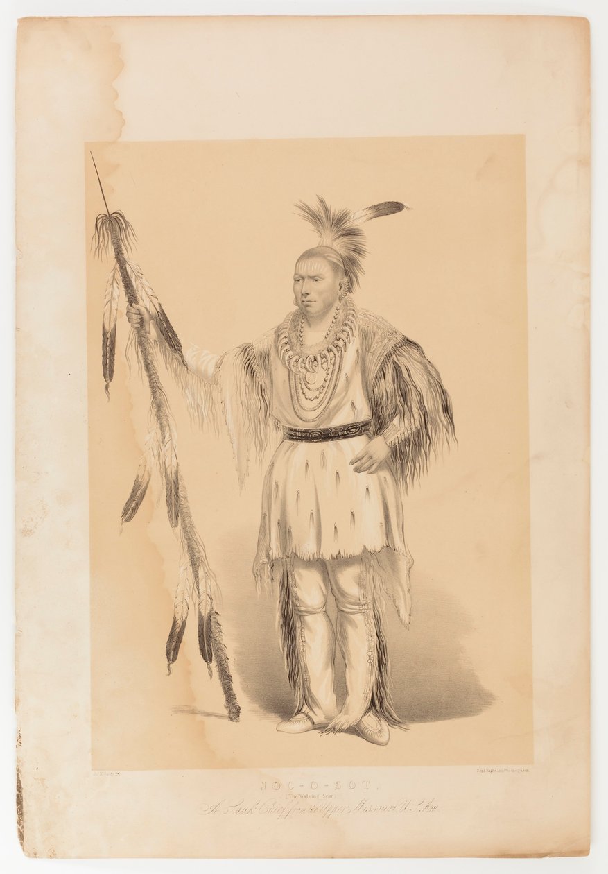 Joc-o-sot, el Oso Caminante de George Catlin