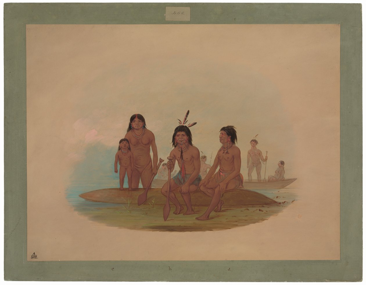 Indios Marahua de George Catlin