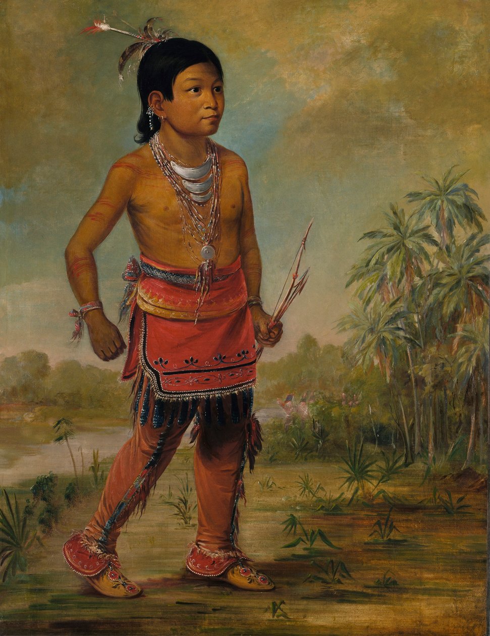 Osceola Nick-a-no-chee, un niño de George Catlin