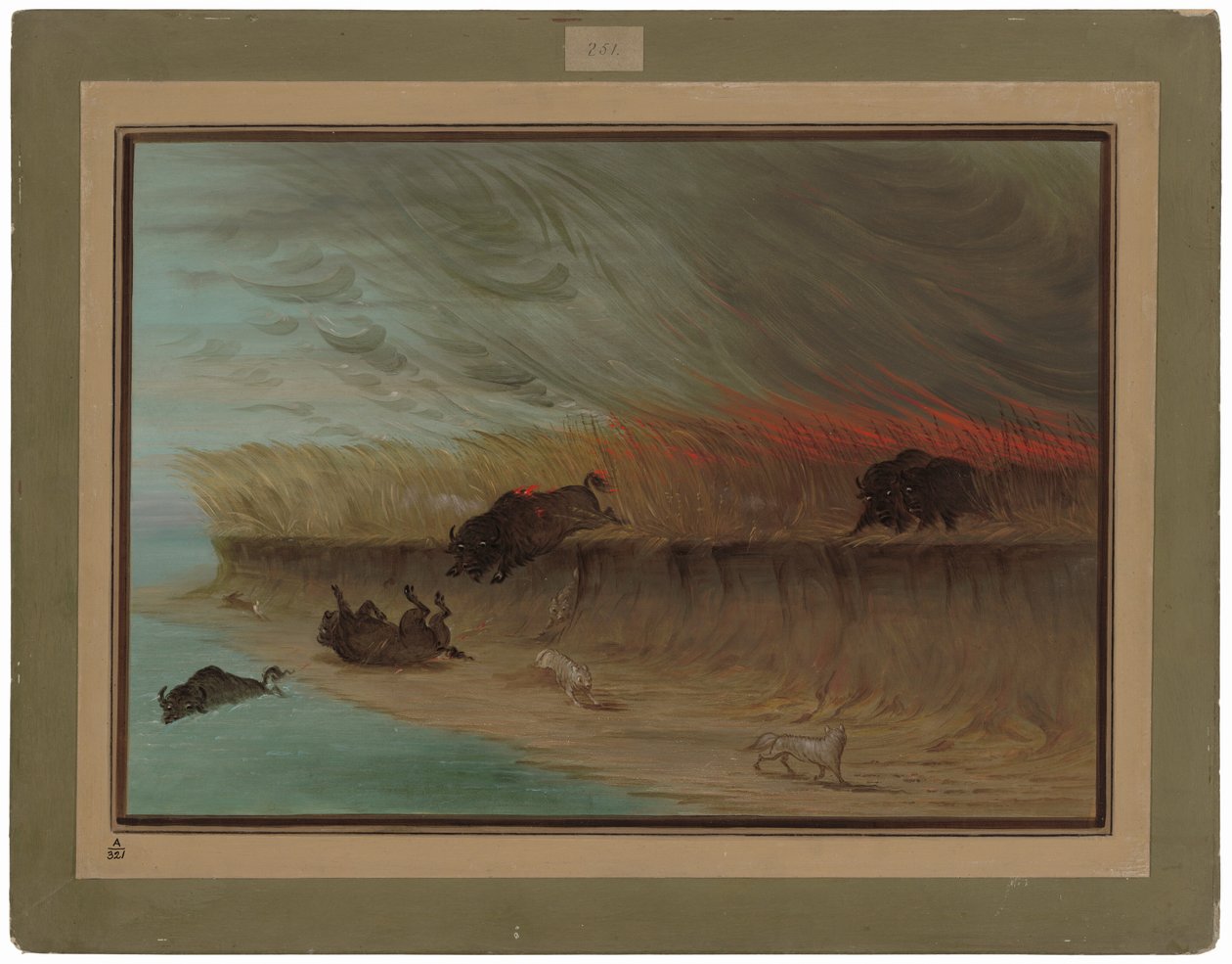 Praderas ardiendo de George Catlin