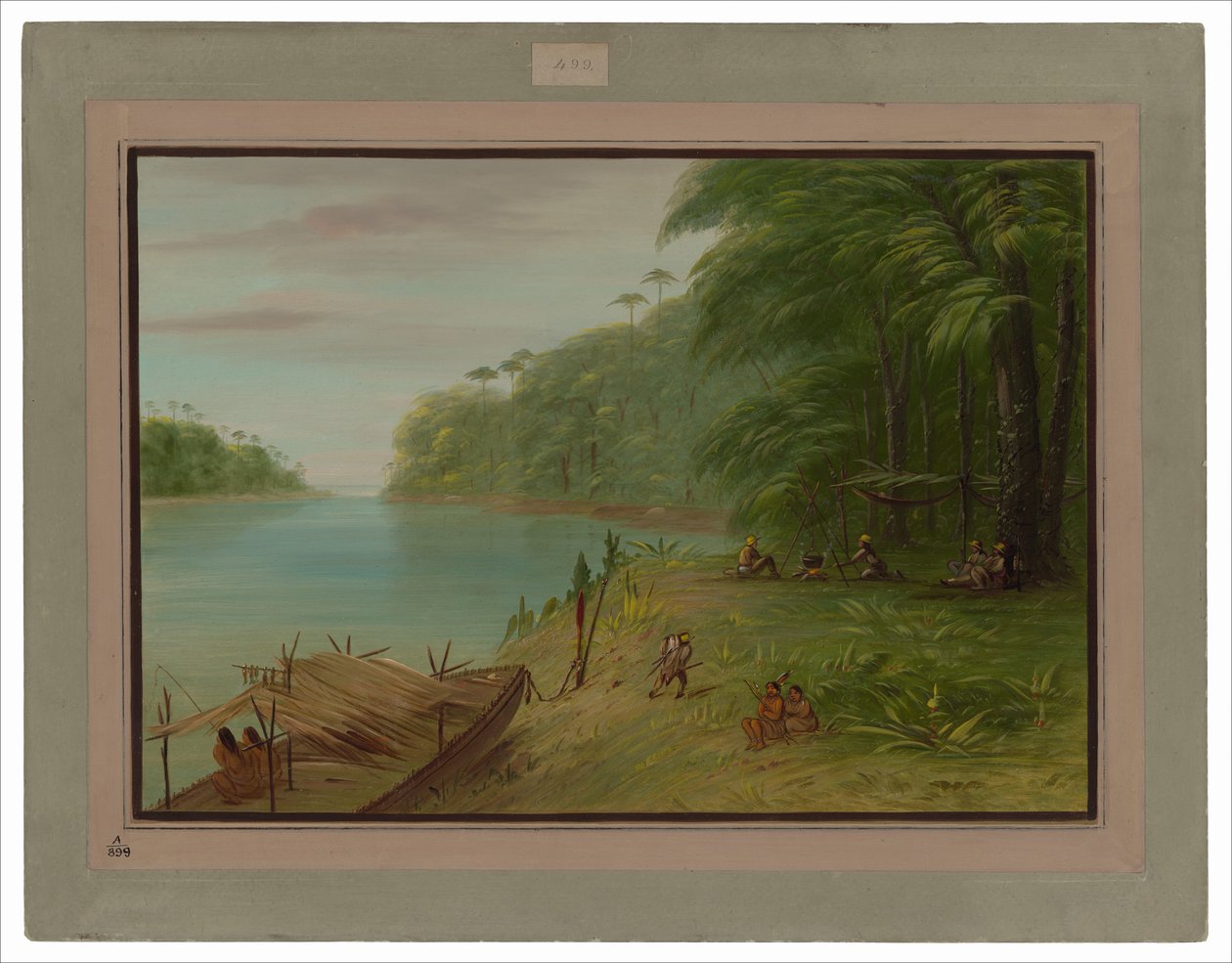 Orilla del Essequibo de George Catlin