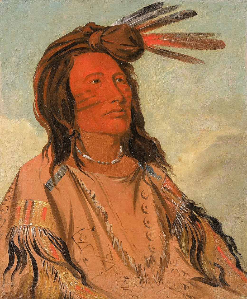 Tchán-dee, Tabaco, un jefe Oglala de George Catlin