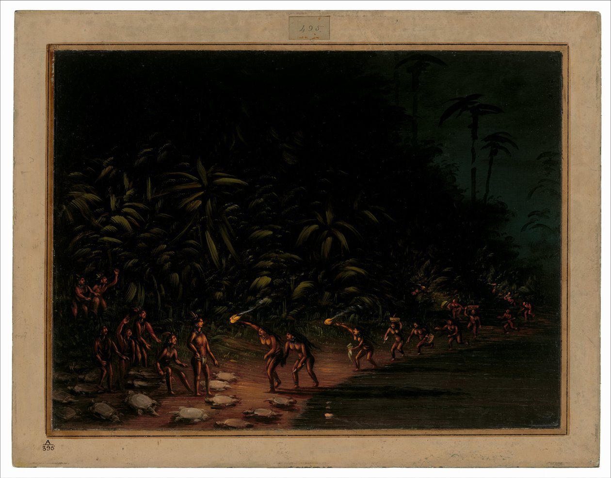 Caza de tortugas de George Catlin