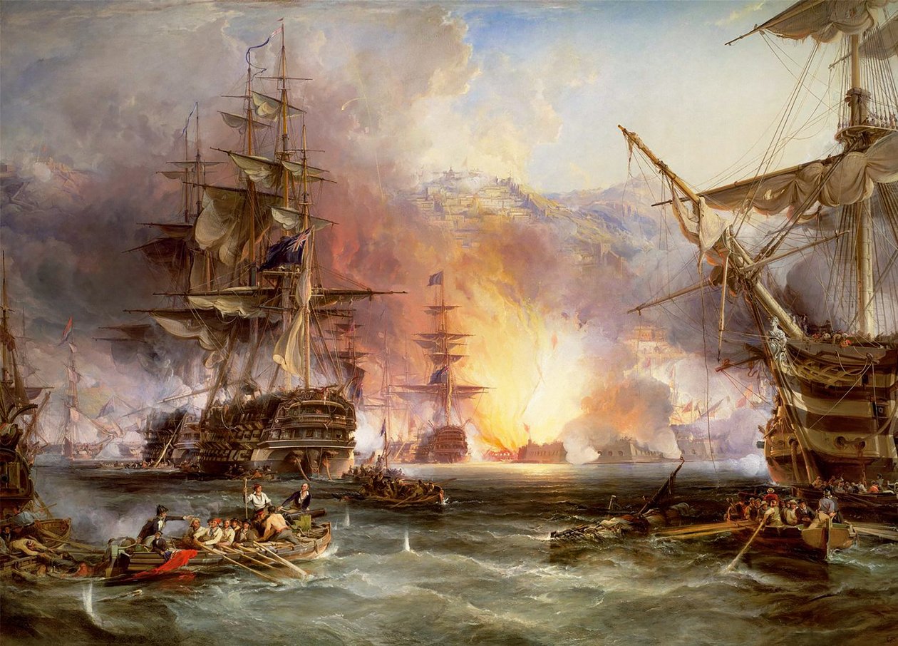 Bombardeo de Argel de George Chambers