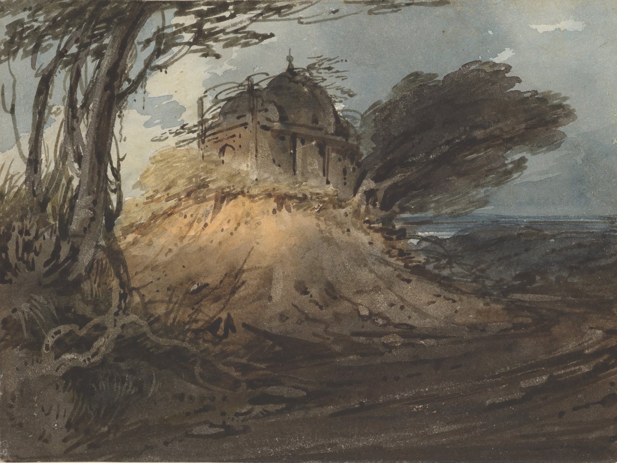 Templo Indio, ca. 1808-12 de George Chinnery