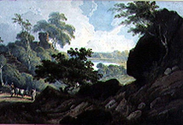 Cerca de Midnapore, Bengala de George Chinnery