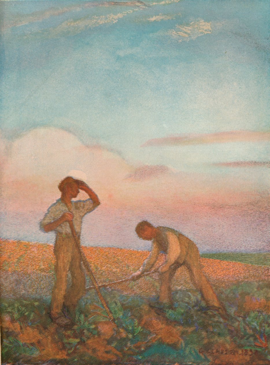 Cavando, c. 1872-1911, 1911 de George Clausen