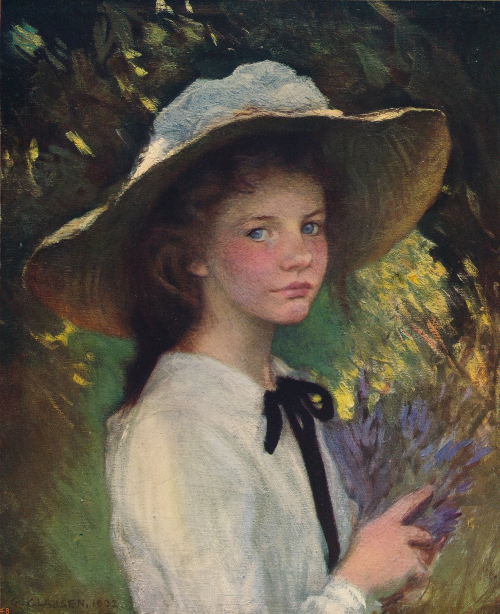 Kitty, c. 1915 de George Clausen