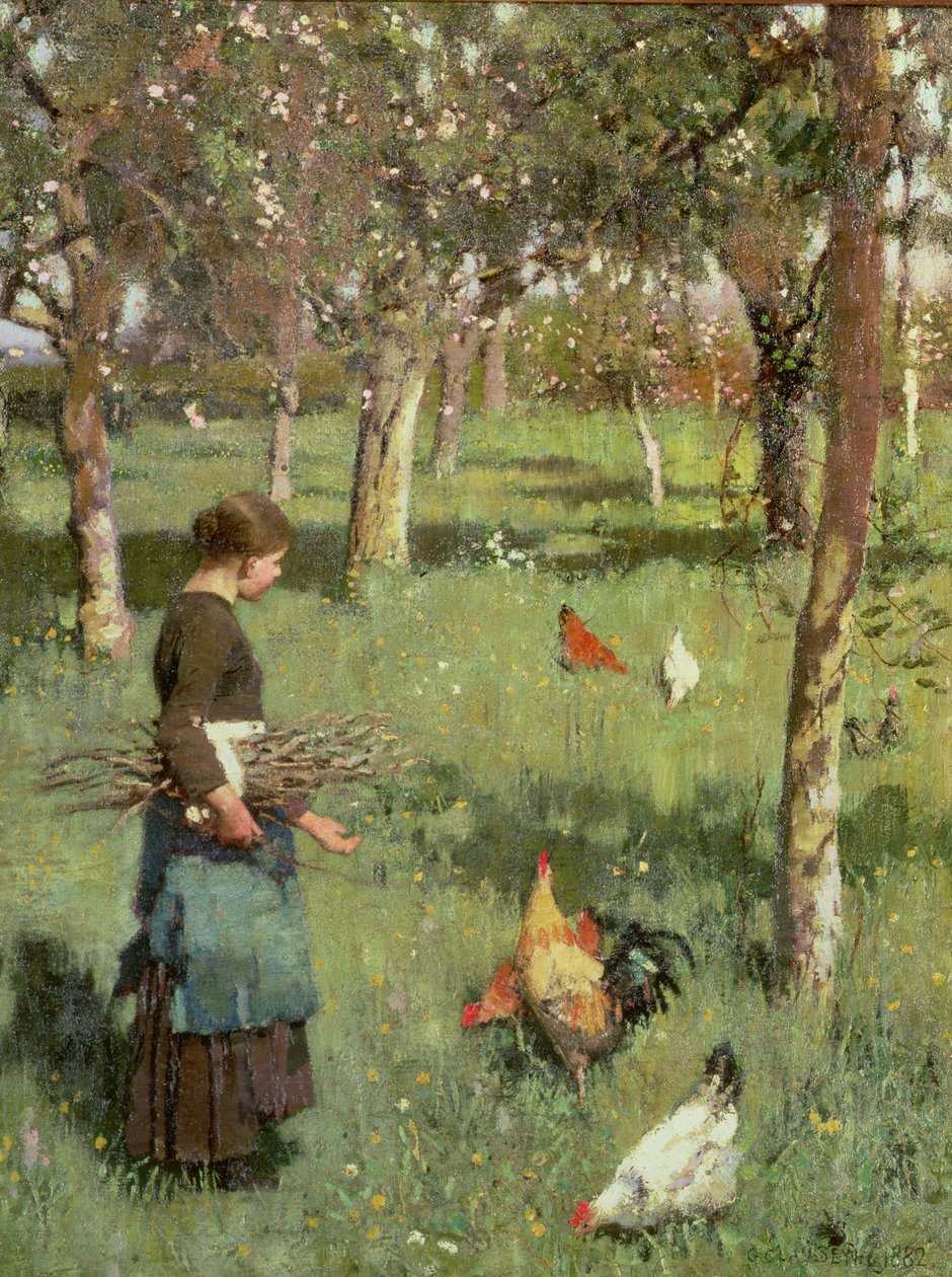 Primavera de George Clausen