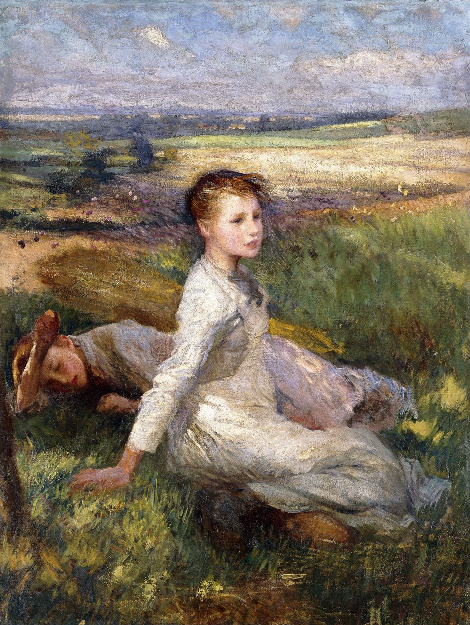 Verano en los campos de George Clausen