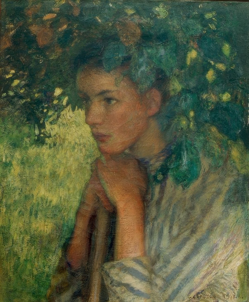 El segador: Un estudio en sombras de George Clausen