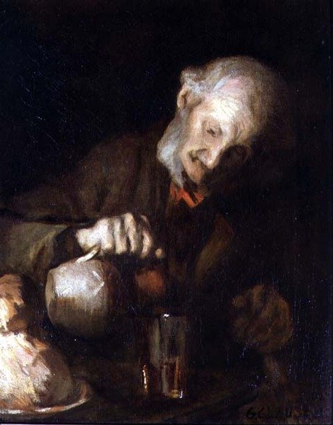 La Pequeña Jarra Marrón de George Clausen