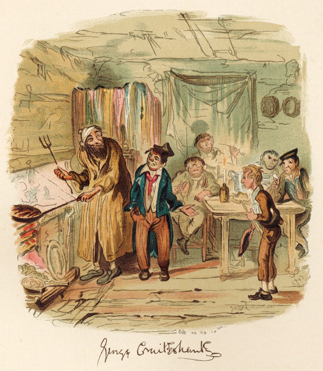 El libro de Charles Dickens de George Cruikshank