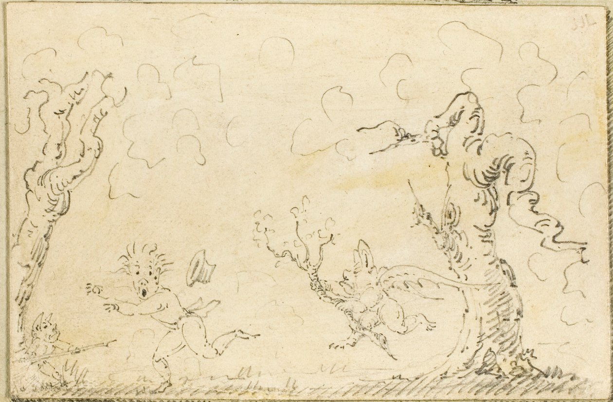 Escena cómica de George Cruikshank