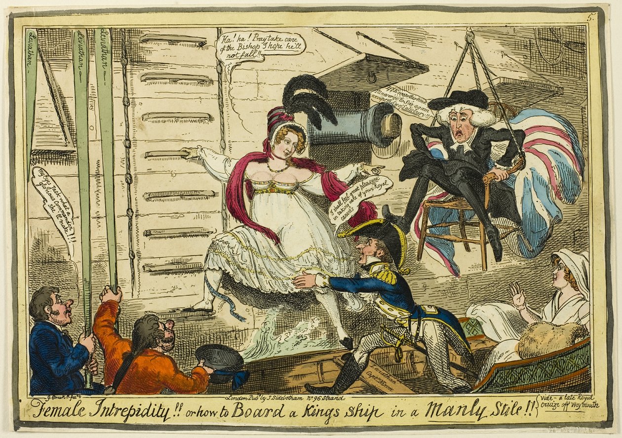 Intrepidez femenina de George Cruikshank