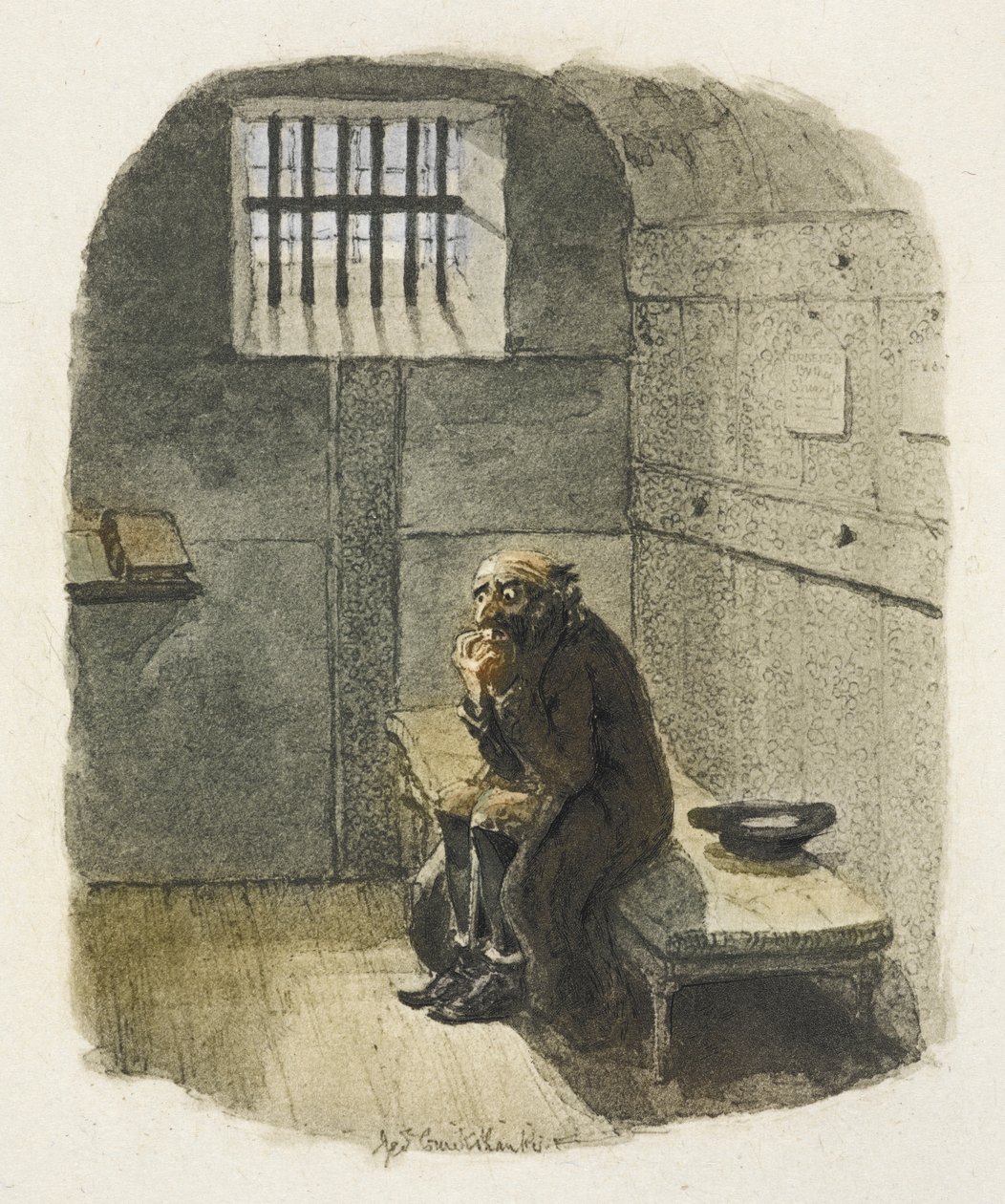 Ilustración para "Oliver Twist" de George Cruikshank