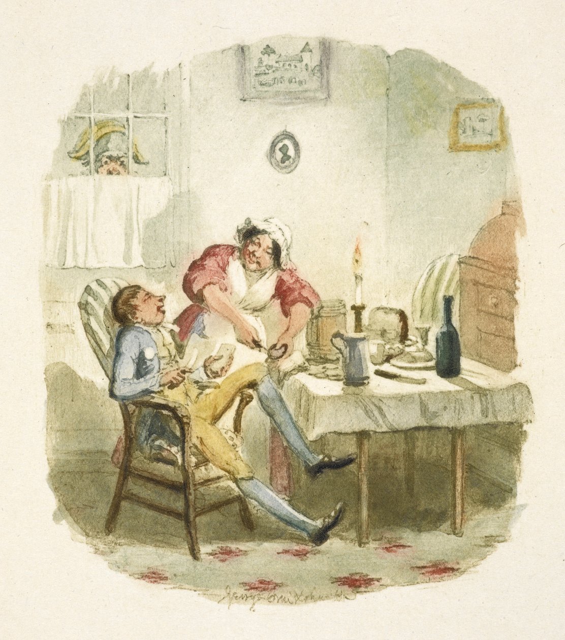 Ilustración para "Oliver Twist" de George Cruikshank