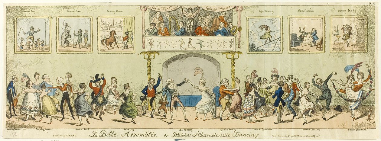 La Belle Assemblée de George Cruikshank