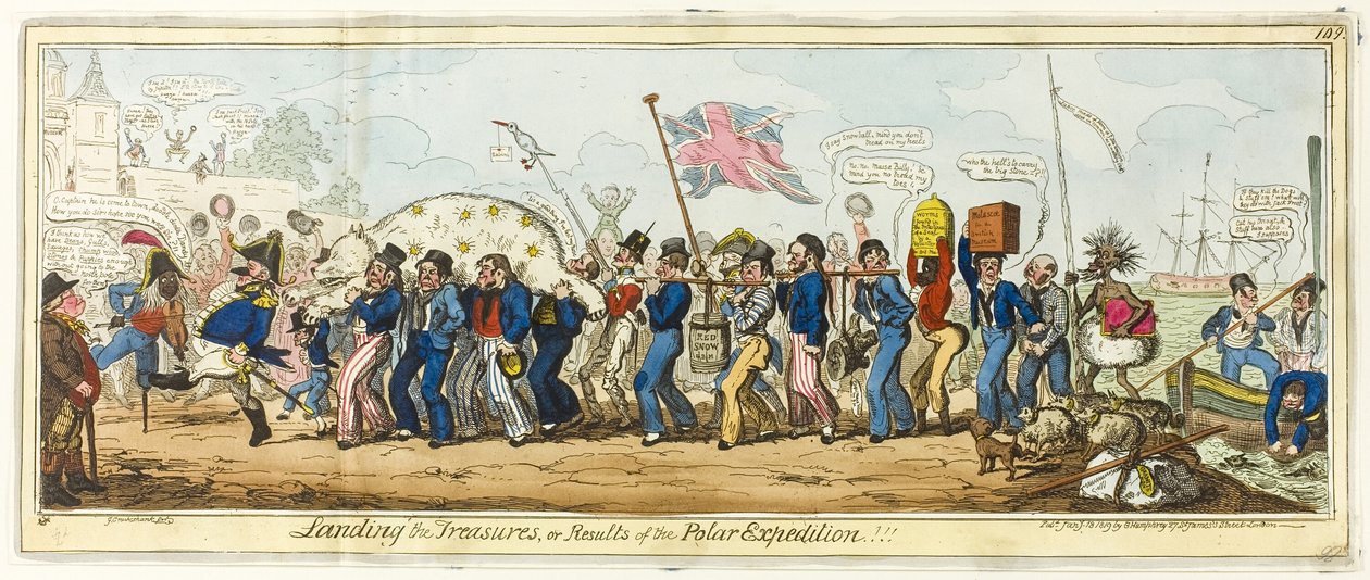 Aterrizaje de los tesoros de George Cruikshank