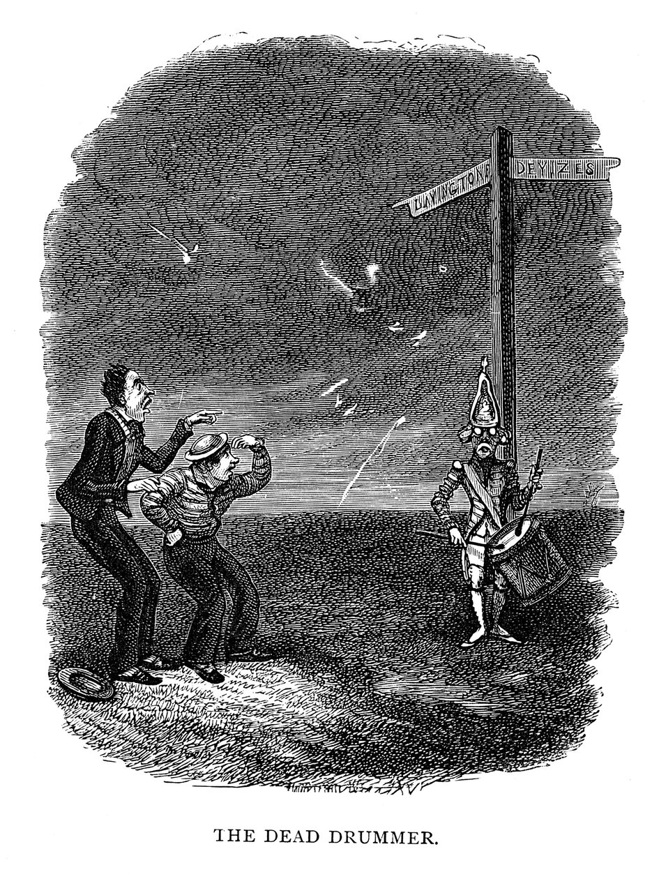 El tambor muerto, 1840 de George Cruikshank