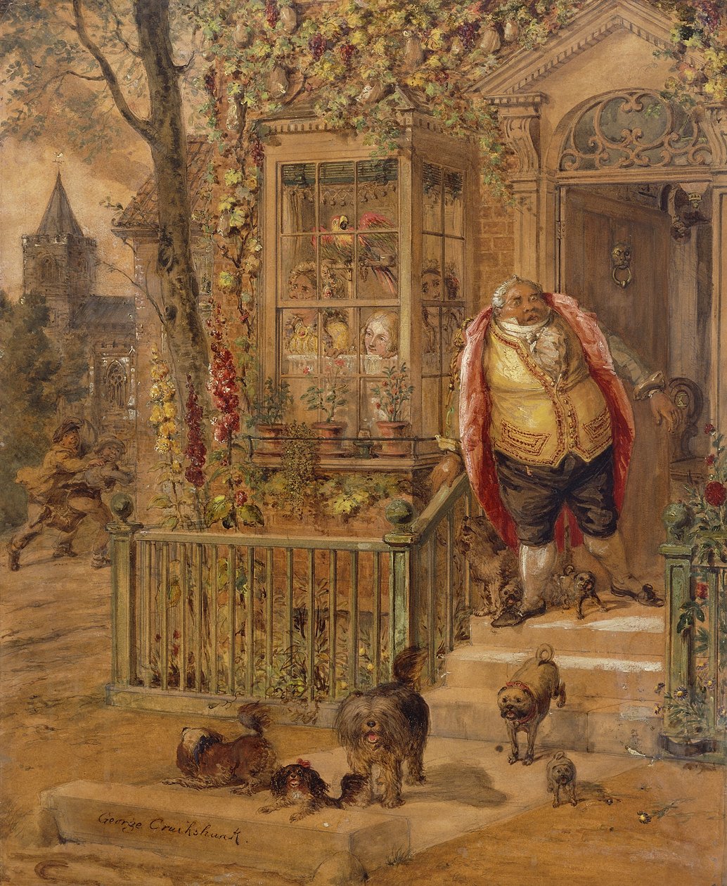 El golpe de fuga de George Cruikshank