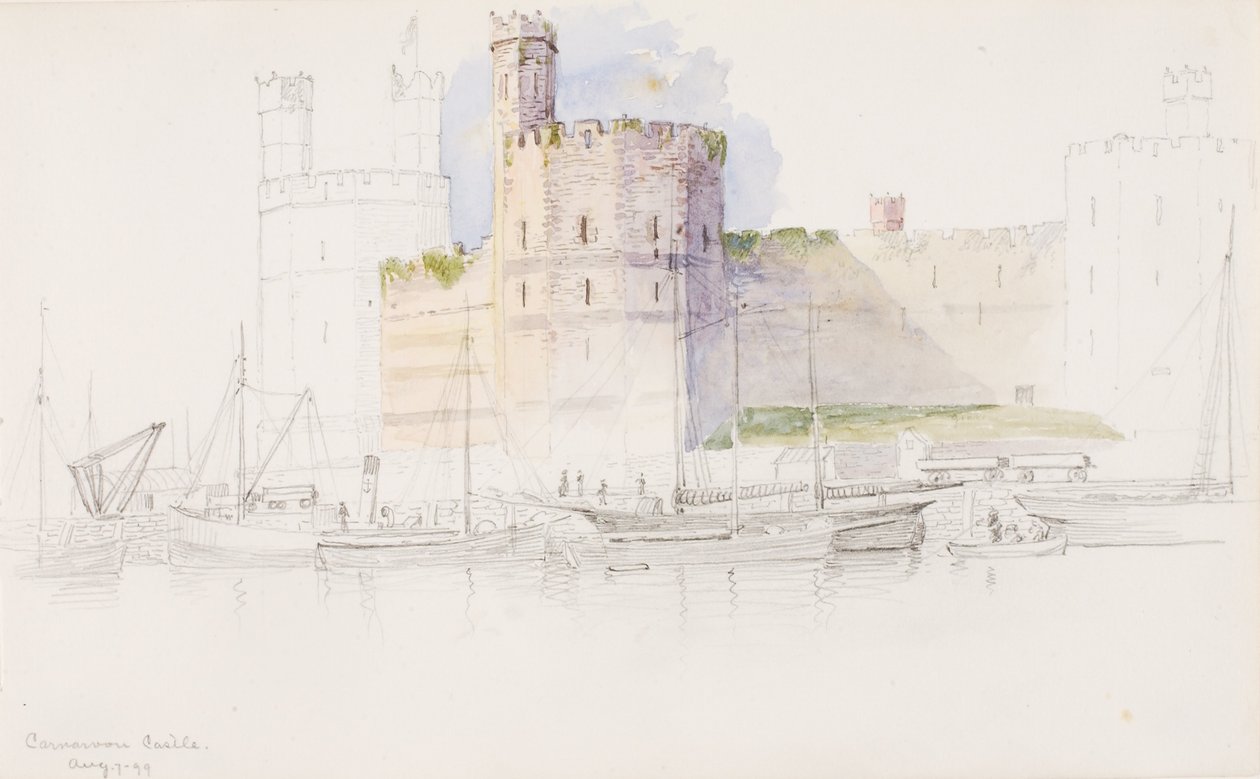 Castillo de Caernarvon de George Elbert Burr
