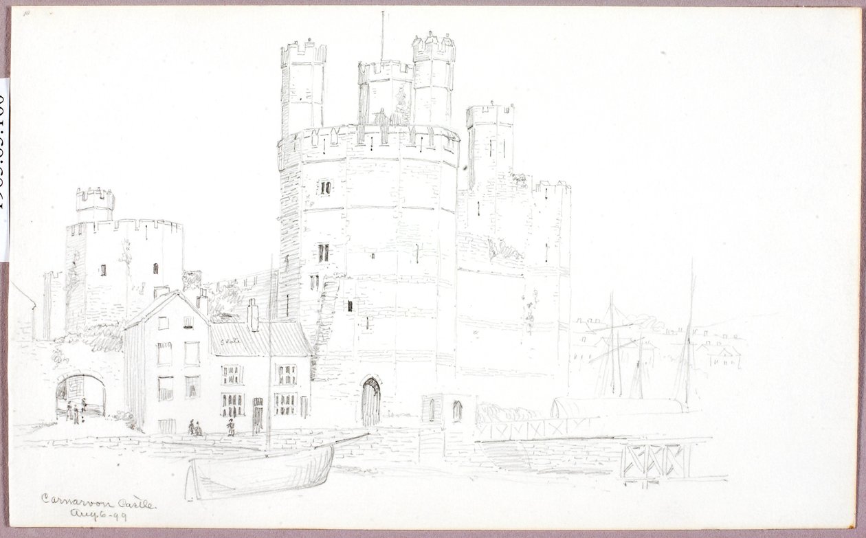 Castillo de Caernarvon de George Elbert Burr